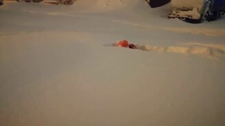 Развлечение школьника в Норильске - смотреть видео (0:40)