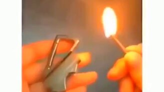 Интересная замена спичкам - смотреть видео (0:21)