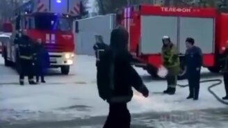 Проводы пожарного на пенсию - смотреть видео (0:50)