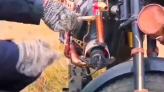 Самоделка мотопароцикл - смотреть видео (1:26)