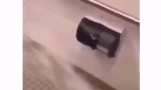 Унитаз возмутился - смотреть видео (0:10)