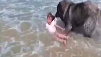 Мохнатая няня для девочки - смотреть видео (0:32)