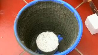 Печурка из бетона своими руками - смотреть видео (0:50)