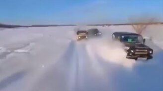 Настоящие русские гонки - смотреть видео (1:00)