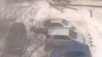 Буран в Хабаровском крае - смотреть видео (1:00)