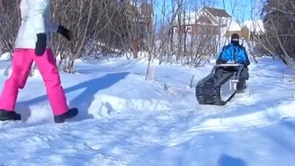 Гусеничная техника для одиночки - смотреть видео (1:00)