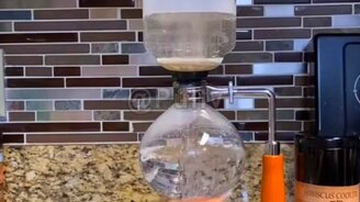 Сифон для варки чая и кофе - смотреть видео (0:59)