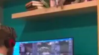 Кошка против игромании - смотреть видео (0:21)