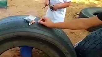 Угрожающая петарда - смотреть видео (0:27)