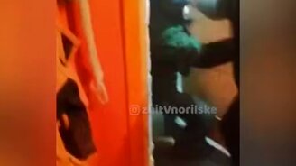 Пурга в Норильске - смотреть видео (0:45)