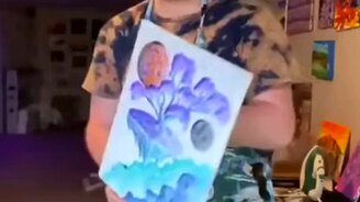 Рисование с инверсированными цветами - смотреть видео (0:11)