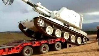 Погрузка танка - смотреть видео (0:24)