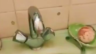 Персиковый сок из крана - смотреть видео (0:18)