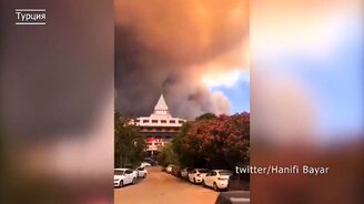 Пожары в Турции вышли из-под контроля - смотреть видео (3:15)