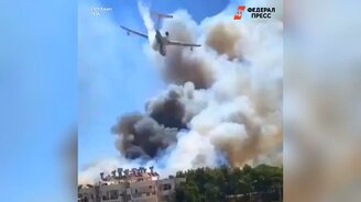 Пожары в Бодруме вспыхнули с новой силой - смотреть видео (3:00)