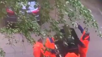 Московские дворники - смотреть видео (0:52)