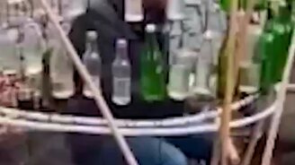 Бутылки настроены идеально - смотреть видео (1:00)