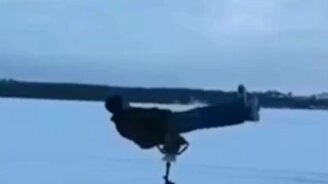 Аттракцион на буре - смотреть видео (0:10)