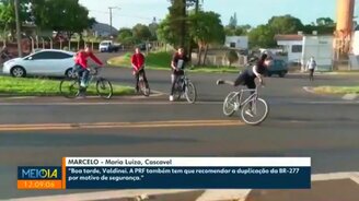 Горе-велосипедистка - смотреть видео (0:33)