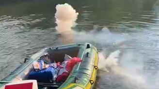 Хотел глушить рыбу - смотреть видео (0:08)