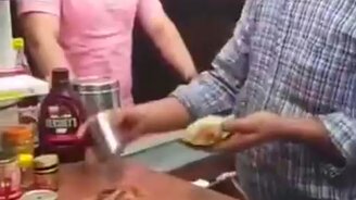 Остренькое окончание дня - смотреть видео (0:30)