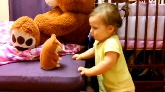 Говорящий хомяк-повторюшка - смотреть видео (1:09)