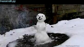 Взрыв снеговика - смотреть видео (0:23)