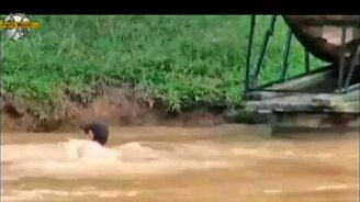 Падение на трамплине - смотреть видео (0:27)