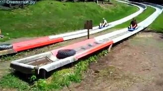 Врезался в шину - смотреть видео (0:10)