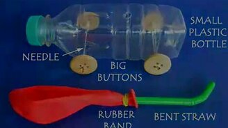 Самодельная автоигрушка - смотреть видео (1:01)