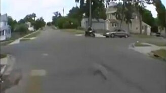 Неудача мотоциклиста - смотреть видео (0:39)
