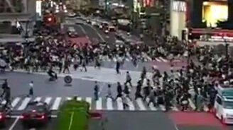 Японский переход - смотреть видео (1:14)