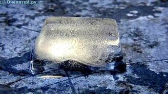 Замедленное таяние льда - смотреть видео (0:57)