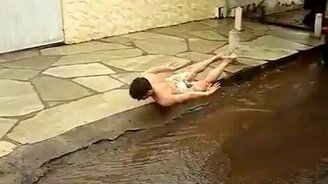 Истинный ихтиандр - смотреть видео (0:25)