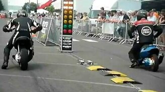 Крах на старте - смотреть видео (0:35)