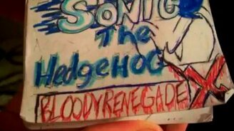 Соник в рисунках - смотреть видео (1:00)