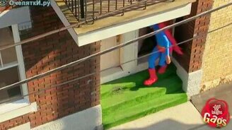 Реальный супермен! - смотреть видео (1:19)