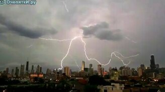 Замедленная молния - смотреть видео (0:40)