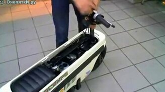 Компактный мопед - смотреть видео (2:40)