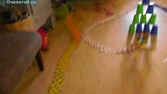 Интересная игра с палочками - смотреть видео (1:14)